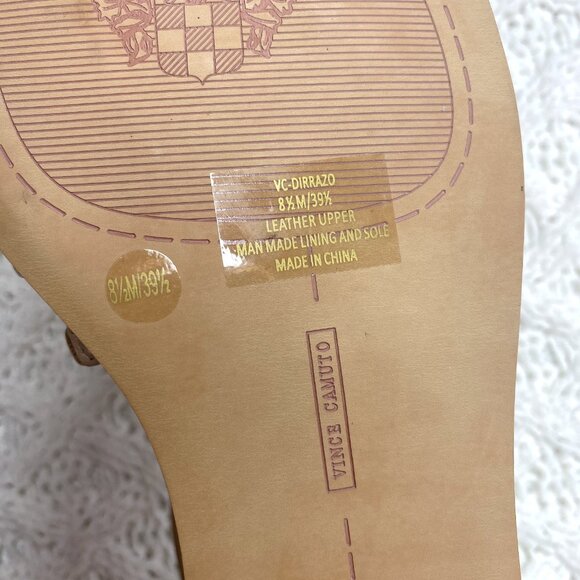 Vince Camuto Women's Dirrazo Embellished Gladiator Sandal Flat Sz 8.5 M new - Picture 5 of 7